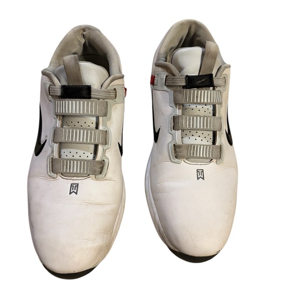 Nike Tiger Woods 71 FastFit‎ White Golf Spikes Size 10.5